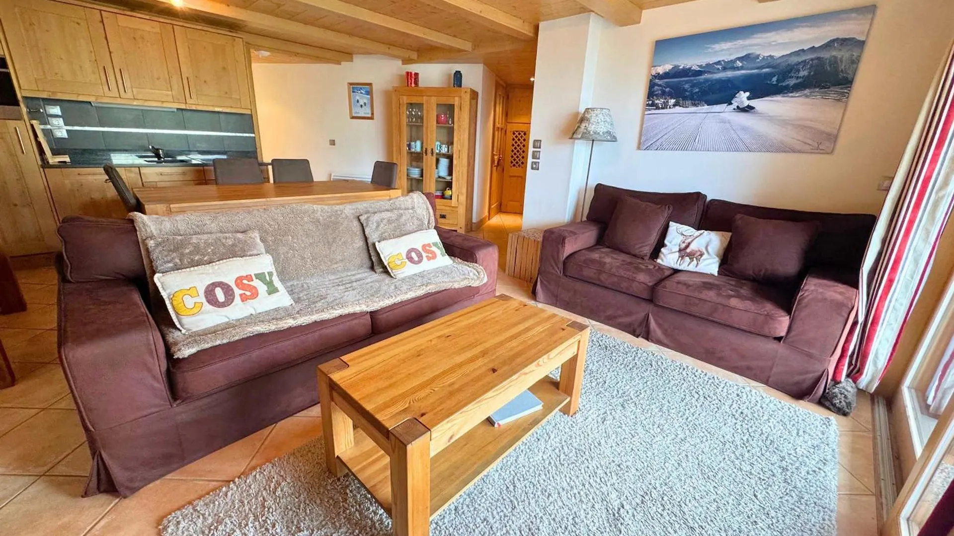 Bel Appartement 6 Pers. Ski Aux Pieds, 1Ere Et. Terrasse 83M², Parking, Wifi, St Martin De Belleville - Fr-1-452-194 Сен-Мартен-де-Бельвиль Франция